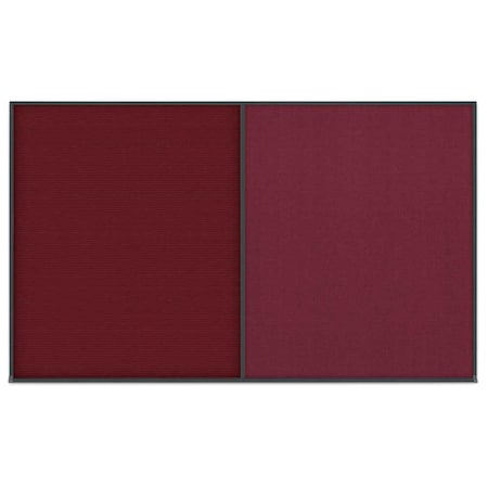 United Visual Products Single Door Radius Corkboard, 36"x36", Hea, UV7012RC-SATIN-CORK UV7012RC-SATIN-CORK